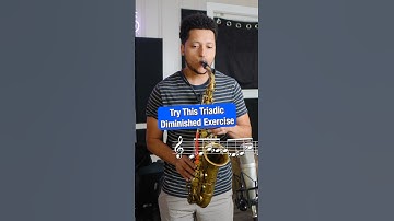 Try This Triadic Diminished Exercise! #jazz #music #saxophone
