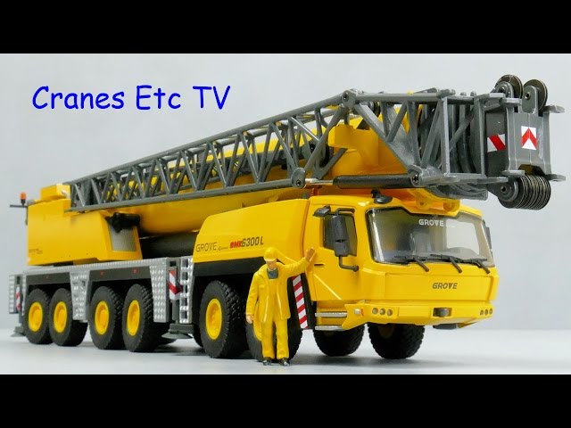 Conrad Grove GMK6300L Mobile Crane by Cranes Etc TV - YouTube