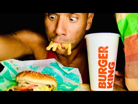 ASMR VEGAN MUKBANG 🍔  NOT ZACH CHOI ASMR  😂