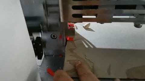 semi-auto Ribbon pasting machine