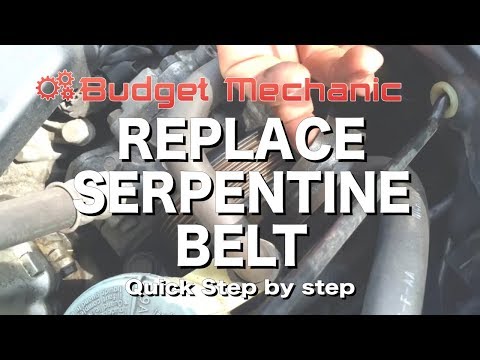 How to Replace Serpentine (Drive) Belt – Honda , CRV , Accord and Other Vehicles