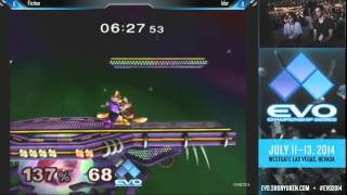 EVO2014 SSBM POOLS F86 W3 - Fiction (B-FOX) vs Ider (R-FOX)
