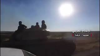 Syrian Army's control of Al-Ja'ila and the Abtaa Dam west of Sheikh Miskin in Daraa 6/30/2018