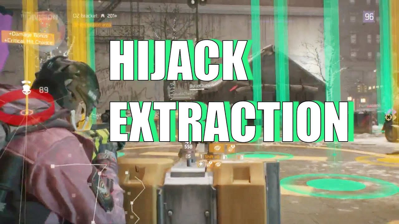 The Division | Darkzone Hijack Extraction | 201+ Gameplay : Update 1.2