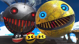 PACMAN ADVENTURES COMPILATION | GIANT ROBOT SPIKY FIGHT !!!