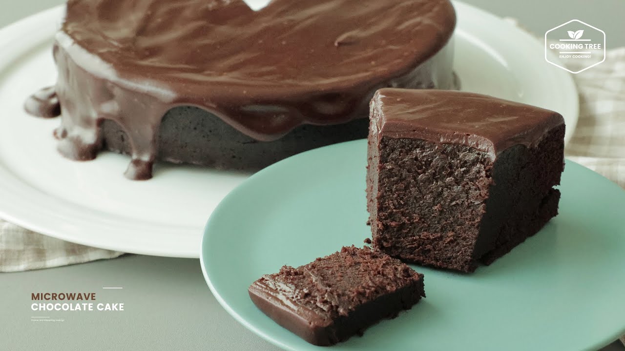 ⁣Easy! 전자레인지 초콜릿 케이크 만들기 : Eggless Microwave Chocolate Cake Recipe | Cooking tree