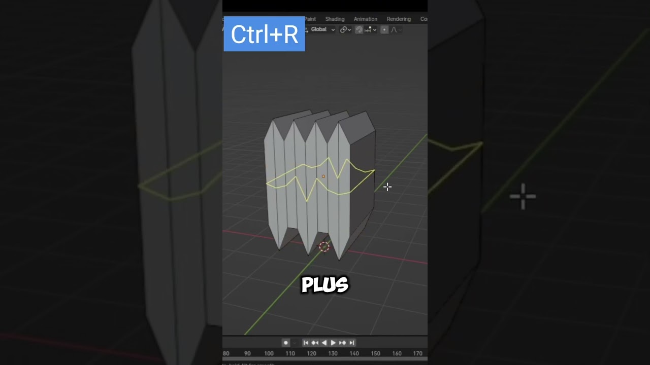 Blender tips 28 Changing the shape of the loop cut 