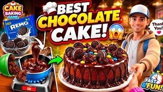 🍫 Chocolate Cake Making Game! 🎂 Most Satisfying Baking & Decorating Gameplay 😍 screenshot 1