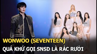 Wonwoo (SEVENTEEN): Quá khứ gọi SNSD là rác rưởi