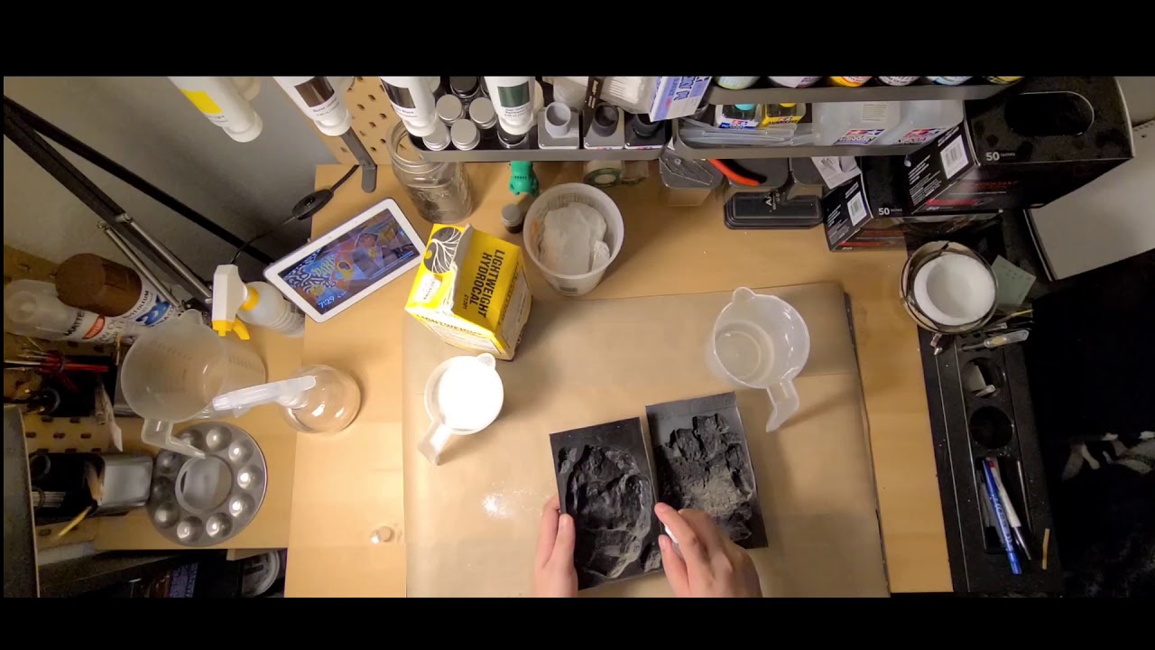 Part 2 of my First Diorama - Making Rocks with Woodland Scenics Lightweight Hydrocal