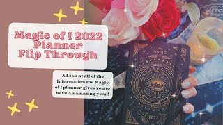 Magic of I 2022 Planner FlipThrough A Look at all of the info it holds you to have An amazing year!