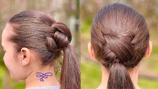 Criss Crossed Ponytail Accent