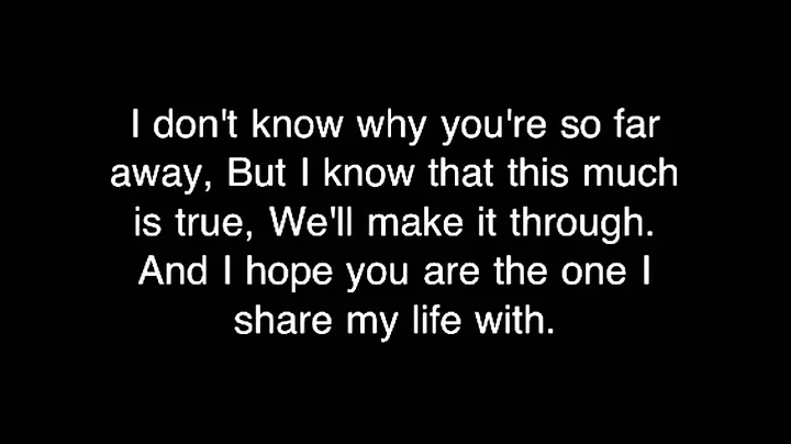 Daniel Bedingfield - If You're Not The One [HQ wit...