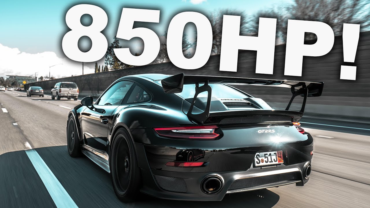 MADNESS!! 850hp Porsche GT2 RS - FULL THROTTLE!!