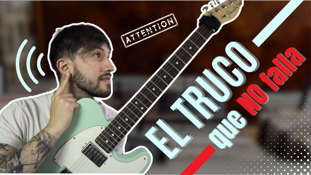 Cómo tocar CUALQUIER CANCIÓN a OÍDO en 3 pasos