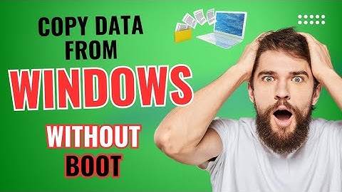 How to Copy Data from Corrupted Windows PC (without Boot) | Copy Data from Windows without Login