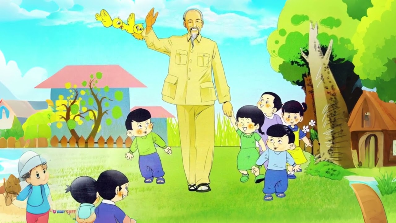 VISUAL LED AI YÊU BÁC HỒ HƠN THIẾU NIÊN NHI ĐỒNG - | Nhà Ráng Tạo Nội Dung