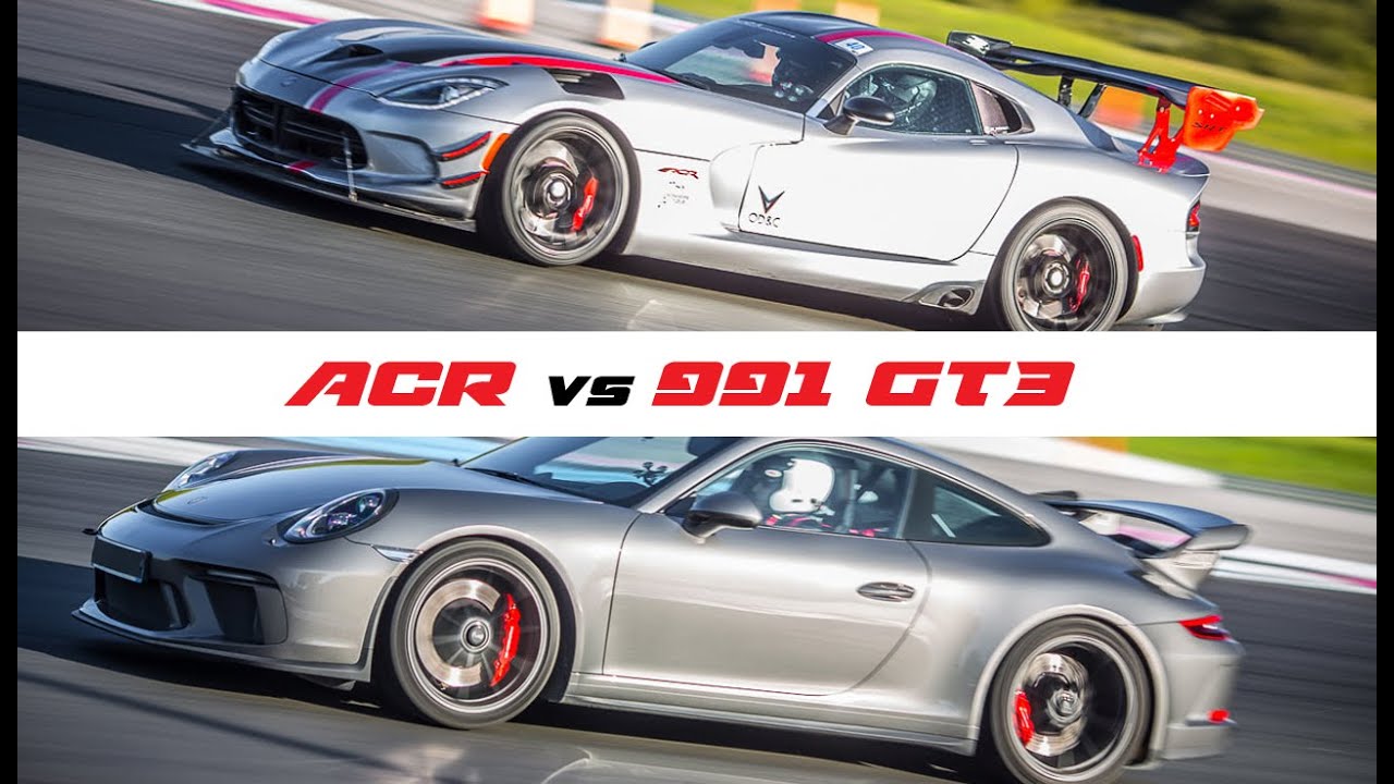 Dodge Viper ACR vs Porsche 991.2 GT3 PDK Cup2R Paul Ricard Castellet   Fun with my friend =)