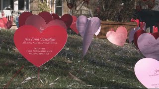 DC woman celebrates African American figures with yard display combining Black History Month with Va