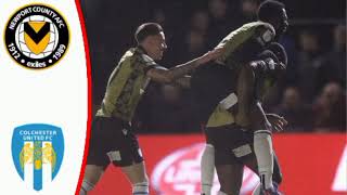 Newport County vs Colchester 1-2, Goals and Extended Highlights screenshot 5