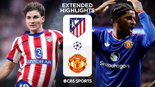Atlético Madrid vs. Manchester Utd: Extended Highlights | UCL League Phase MD 2 | CBS Sports Golazo
