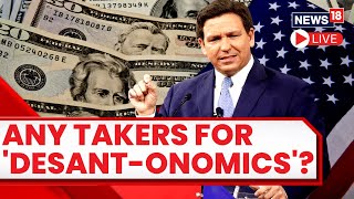 Desantis Speech | DeSantis Unveils Economic Plan Slamming ‘Failed Elites’ | Desantis Vs Trump | LIVE