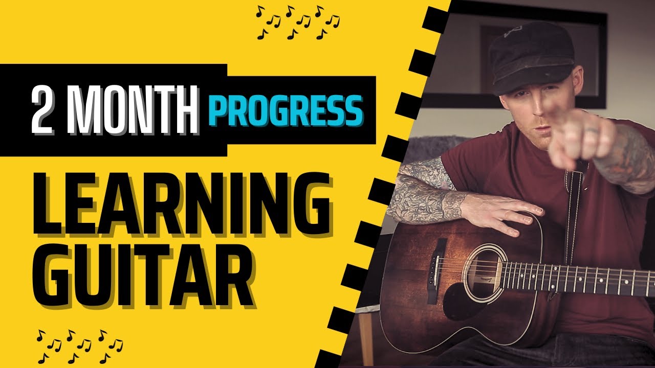 My TWO MONTH Acoustic Guitar Progress (Using Online Lessons)