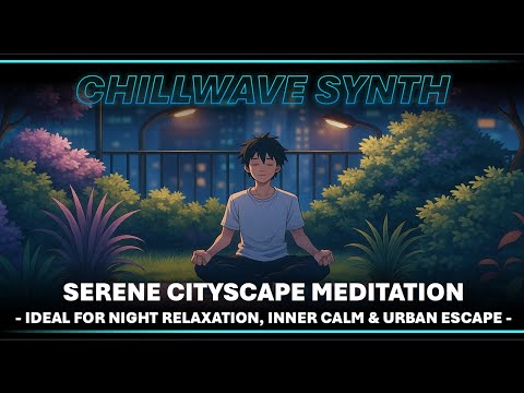 Chillwave Synth Serene Cityscape Meditation Ideal For Relaxation Inner Calm Urban Escape