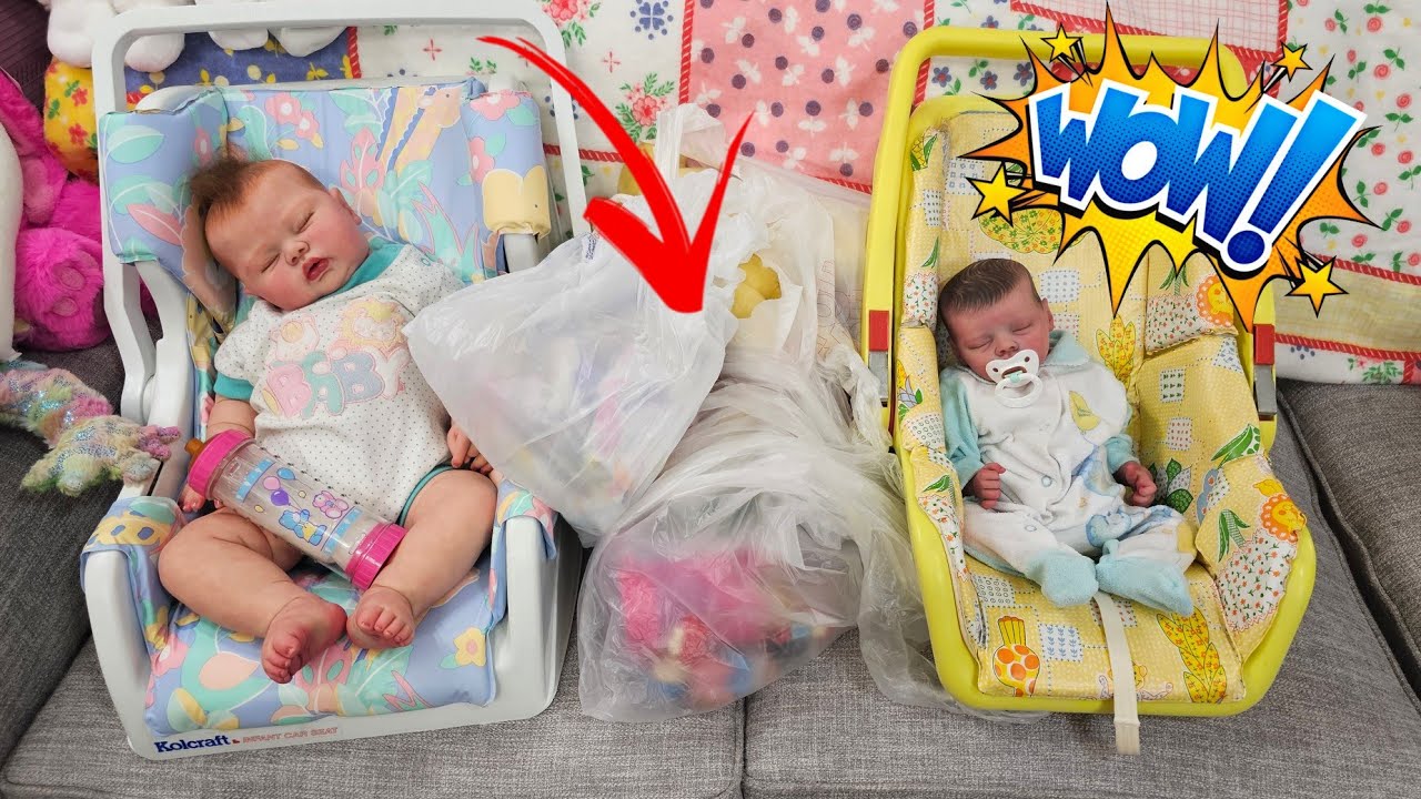 Thrift with me! Haul for reborn baby dolls - What VINTAGE items did we find? nlovewithreborns2011..