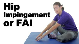 Hip Impingement (FAI) Pain Stretches \& Exercises - Ask Doctor Jo