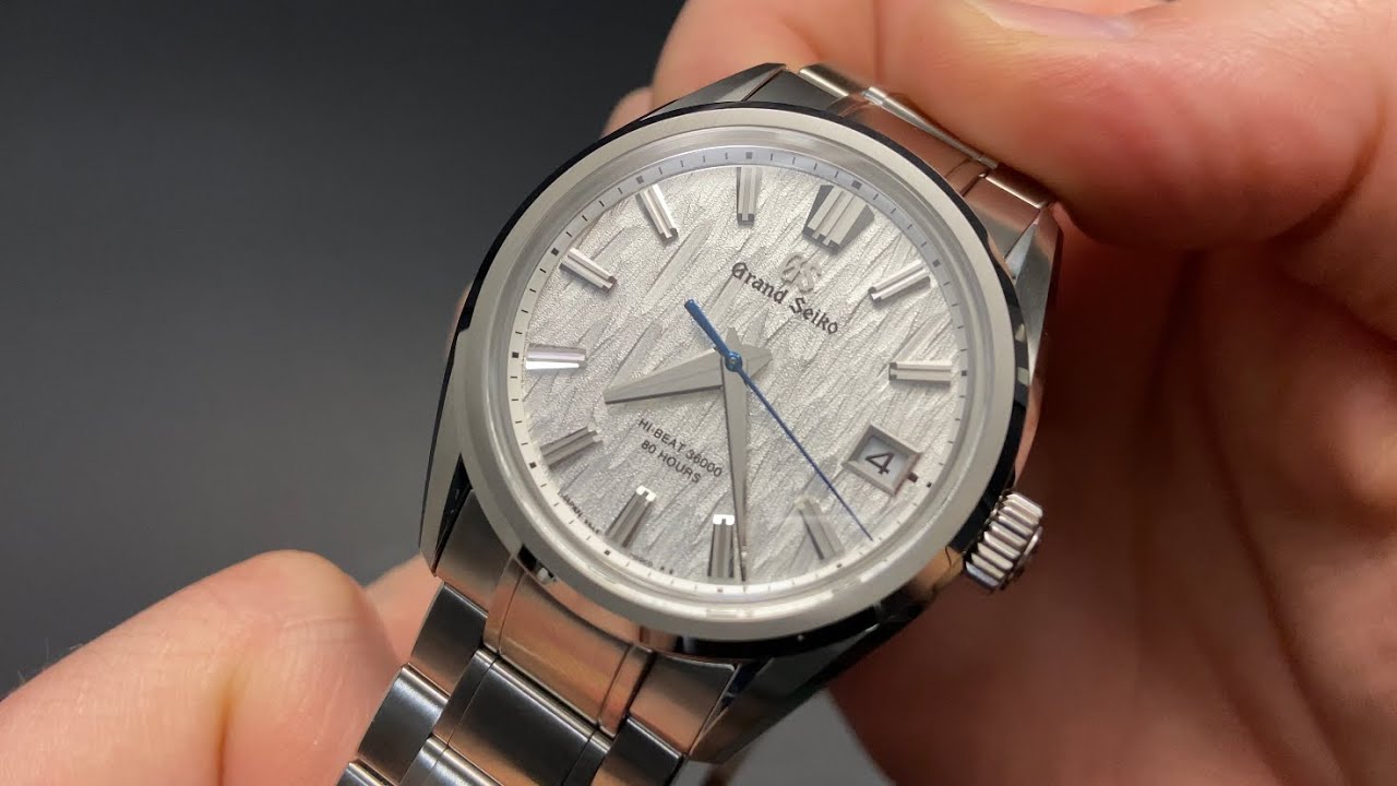 Just In! Grand Seiko White Birch SLGH005! Check Out That Dial! - YouTube