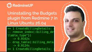 Uninstalling the Budgets plugin from Redmine 7 in Linux Ubuntu 26.04