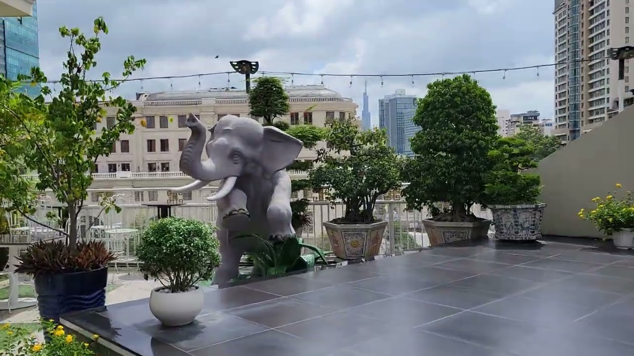 HCMC, VN - Rex Hotel Rooftop Bar - May, 2022