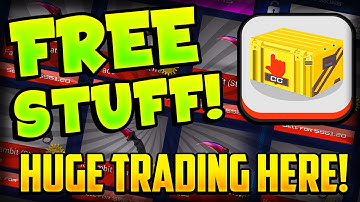 CSGO CASE CLICKER -  BIGGEST TRADING ZONE EVER?!?! - IN THE COMMENTS!!! (CASE CLICKER)