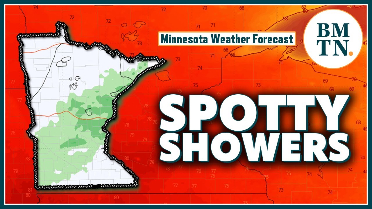 Spotty showers ahead of warm weekend in Minnesota - YouTube