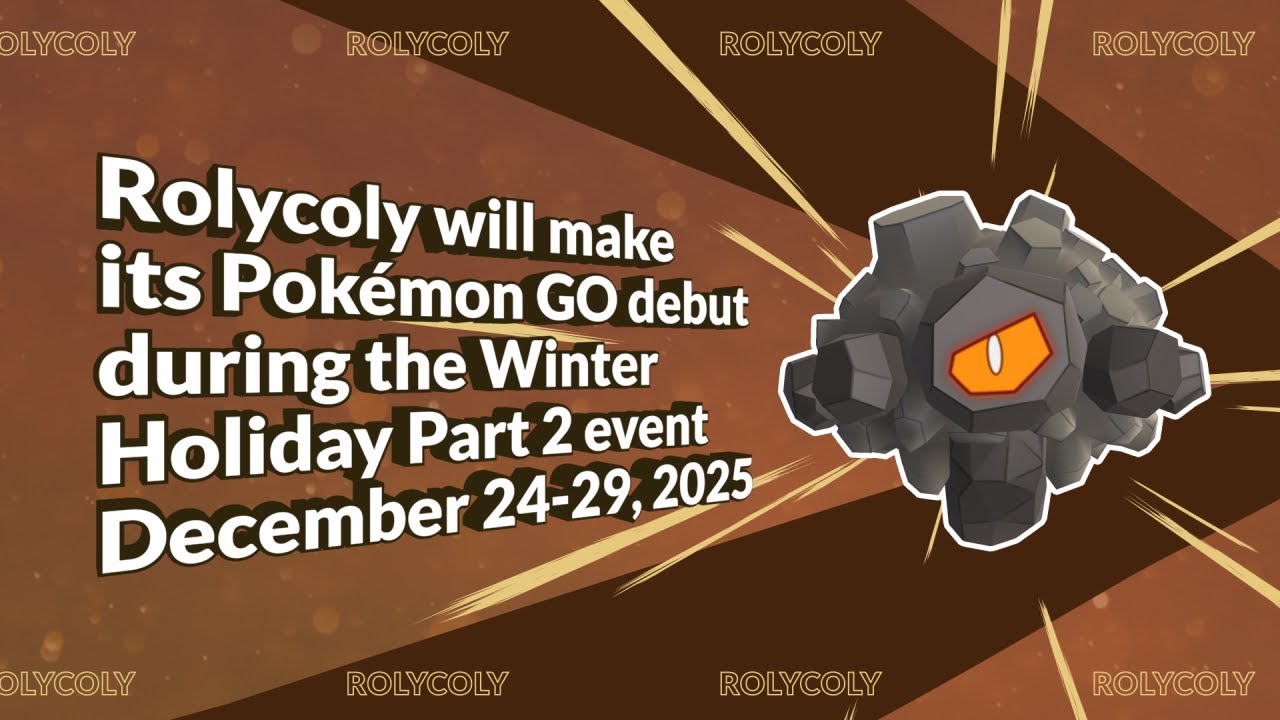 Rolycoly makes its Pokémon GO debut!
