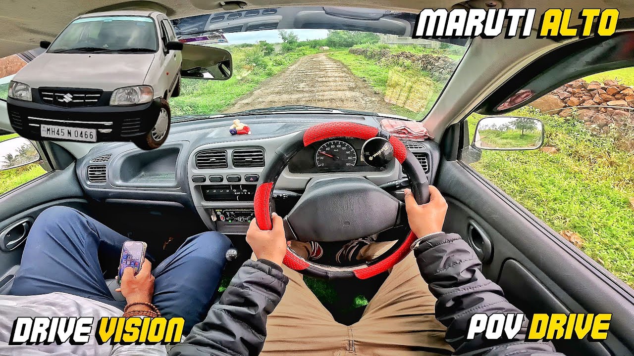 Maruti Suzuki Alto 2002 POV Drive | The Best Village Drive Experience | 
