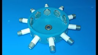 DIY brushless motor using screws