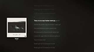 BROKEN - SHUBH ( LYRICS )