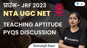 Teaching Aptitude PYQs Discussion | NTA UGC NET | Simranjit Kaur