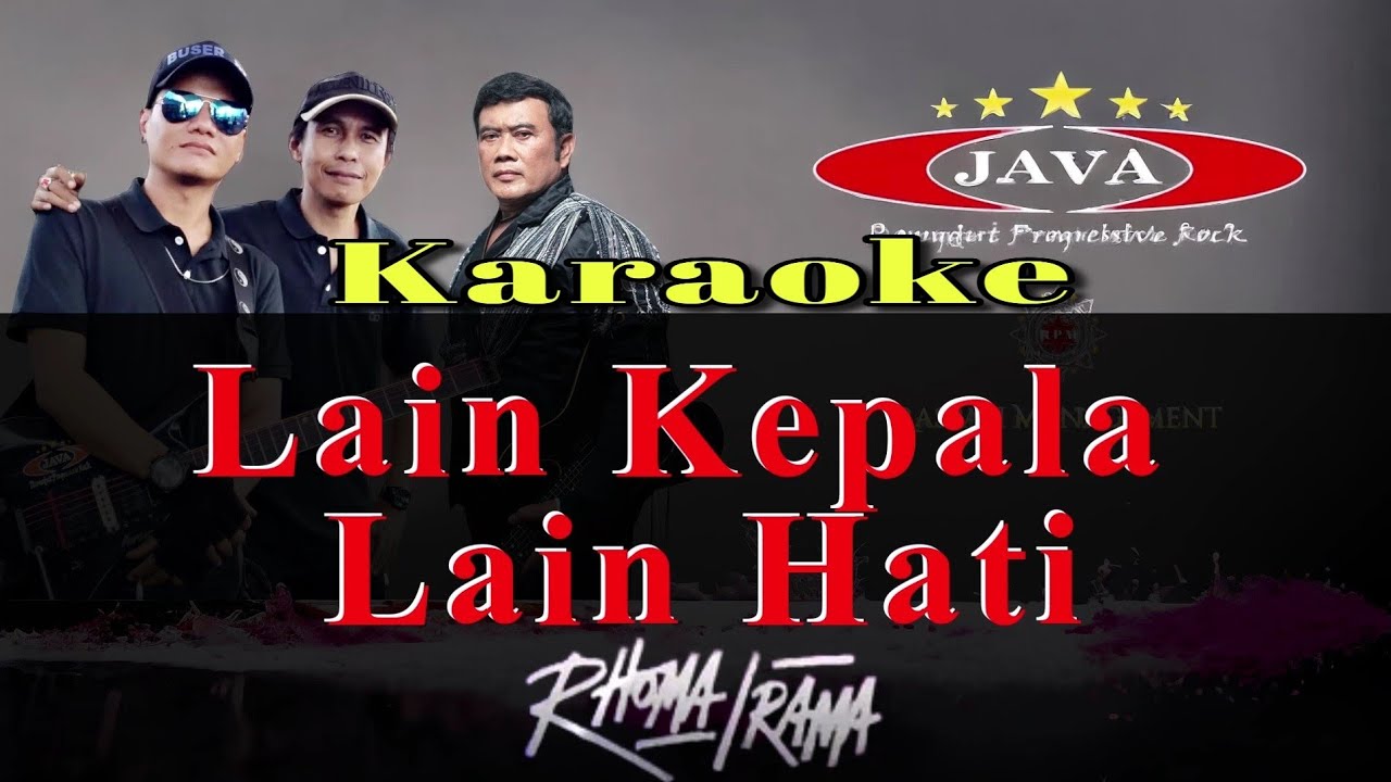Karaoke Lain kepala lain hati - Rhoma Irama & Soneta Group || Karaoke Dangdut