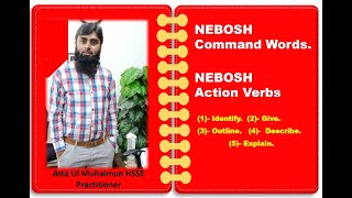 Celebrity Video #01 NEBOSH Command Words Action Verbs or NEBOSH Exam Techniques Wealth