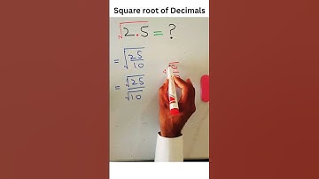 Square Root Shortcut for Decimal Numbers – Math Made Easy #squareroot #decimal #mathshorts