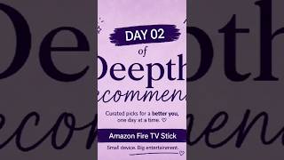 Day 02 of Deepthi Recommends ✨ | Amazon Fire TV Stick 📺🔥 | upgrade your old TV to smart TV