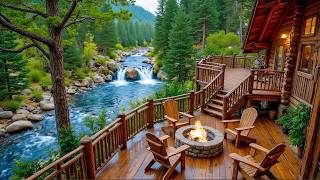 This Is What Perfect Summer Peace Sounds Like 🌿 Relaxing Piano, Forest River, Birds & Fire Crackles