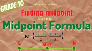 How to Find Midpoint using Midpoint Formula| G10-2nd Grading