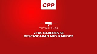 #PintaconCPP: Aprende a cómo repintar tus paredes descascaradas