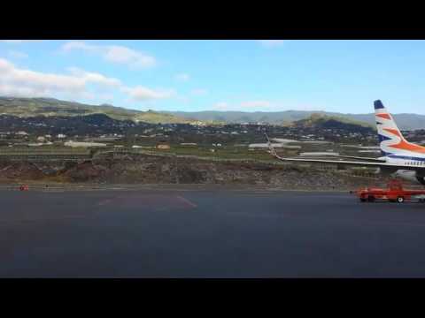 ATR72 powerback at La Palma