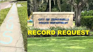 Record request at Zephyrhills Police Department 