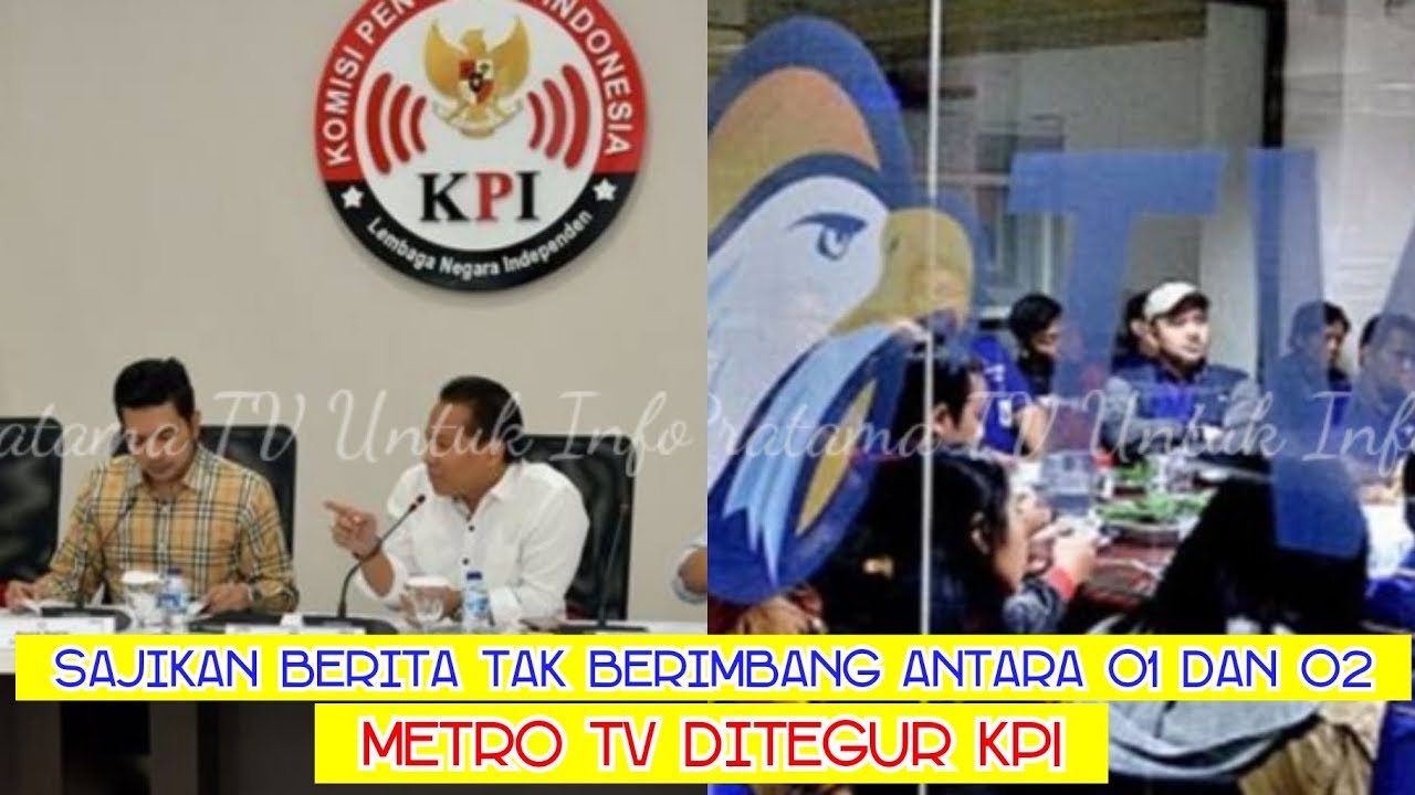 Pemberitaan Tak Berimbang KPID Tegur Metro TV